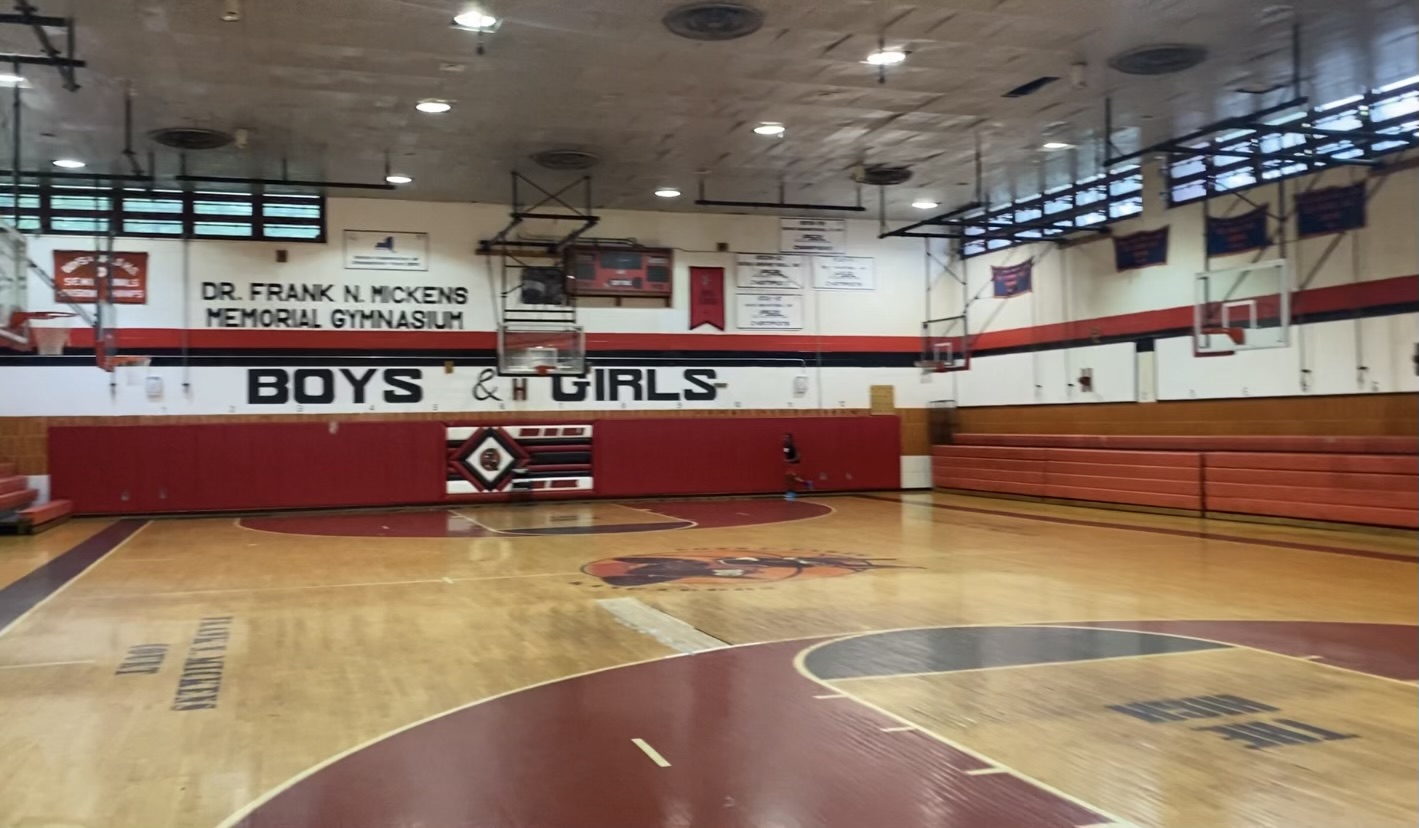 Boys and Girls High School gymnasium in Brooklyn
